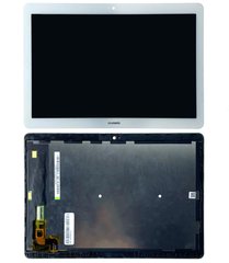 Дисплей (экран) 10.1” Huawei MediaPad T3 10 (AGS-L09, AGS-L03) с тачскрином и рамкой в сборе, белый
