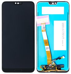Дисплей Huawei Honor 10 COL-L29 с тачскрином (со сканером отпечатка пальца), черный