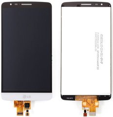 Дисплей (экран) LG D690 G3 Stylus с тачскрином в сборе, белый
