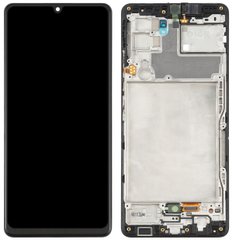 Дисплей Samsung A426B Galaxy A42 5G, SM-A426B AMOLED с тачскрином и рамкой ORIG, черный