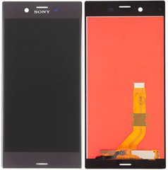 Дисплей (экран) Sony F8331, F8332 Xperia XZ с тачскрином в сборе, черный