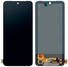 Дисплей (экран) Xiaomi Redmi Note 10 4G (M2101K7AI, M2101K7AG), Redmi Note 10S (M2101K7BG, M2101K7BI, M2101K7BNY) с тачскрином в сборе OLED, черный
