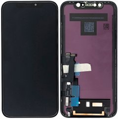 Дисплей (экран) Apple iPhone XR с тачскрином и рамкой в сборе (Original), черный