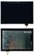 Дисплей (экран) 10.1” Lenovo IdeaPad MIIX 320 (Ver1) с тачскрином в сборе, черный