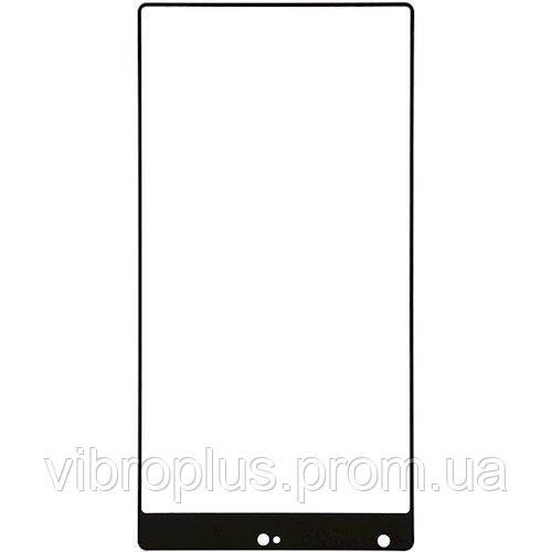 Скло екрану (Glass) Xiaomi Mi Mix, чорний