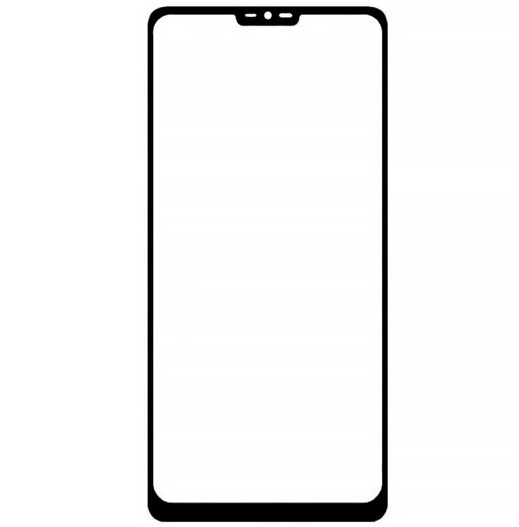 Скло екрану (Glass) LG G710 G7 ThinQ, чорний