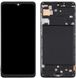 Дисплей Samsung A715F Galaxy A71, SM-A715F/DS TFT с тачскрином и рамкой, черный