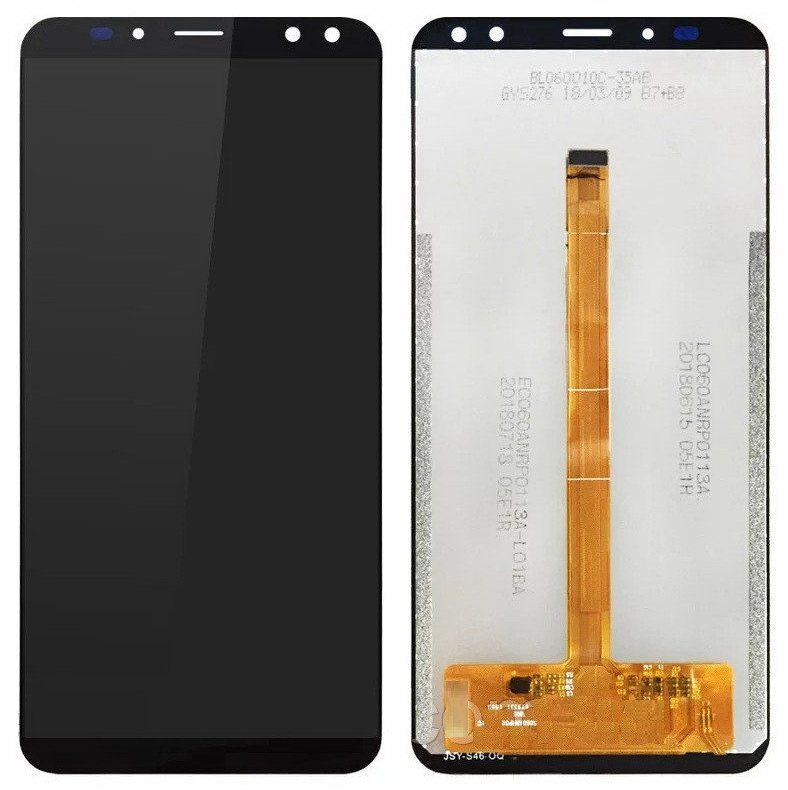 Дисплей (экран) Oukitel K6 с тачскрином в сборе, черный