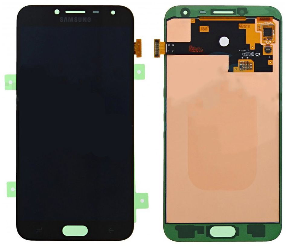 Дисплей (экран) Samsung J400F, J400G, J400DS Galaxy J4 (2018) AMOLED с тачскрином в сборе ORIG, черный