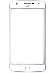 Стекло экрана (Glass) Motorola XT1635 Moto Z Play, белый