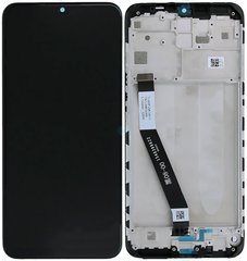 Дисплей Xiaomi Redmi 9, Redmi 9 Prime, Poco M2 з тачскріном і рамкою, чорний Carbon Grey