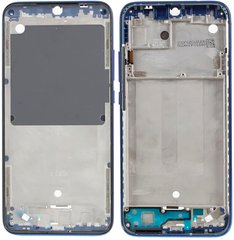 Рамка крепления дисплея (корпус) Xiaomi Redmi 7, синяя