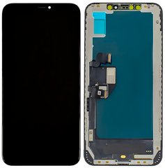 Дисплей (экран) Apple iPhone XS Max с тачскрином и рамкой в сборе (On-Cell), черный