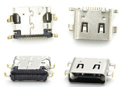 Роз'єм зарядки USB Type-C для Motorola Moto M XT1662 (10pin)