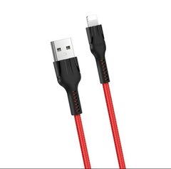 USB-кабель Hoco U31 Benay Lightning, красный