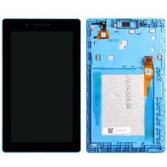 Дисплей (екран) 7 "Lenovo TB3-710F Tab 3, TB3-710L з тачскріном і синьою рамкою, чорний