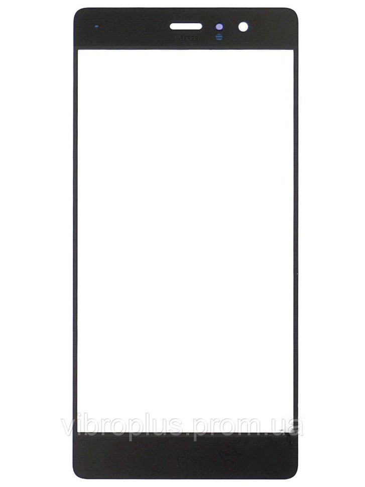 Скло екрану (Glass) Huawei P9, black (чорне)