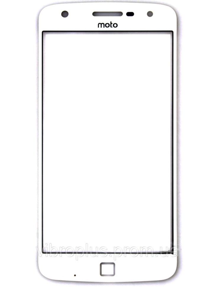 Скло екрану (Glass) Motorola XT1635 Moto Z Play, білий