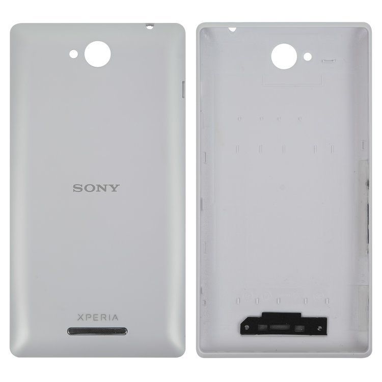 Задняя крышка Sony C2305 S39h Xperia C, белая