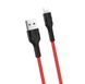 USB-кабель Hoco U31 Benay Lightning, червоний