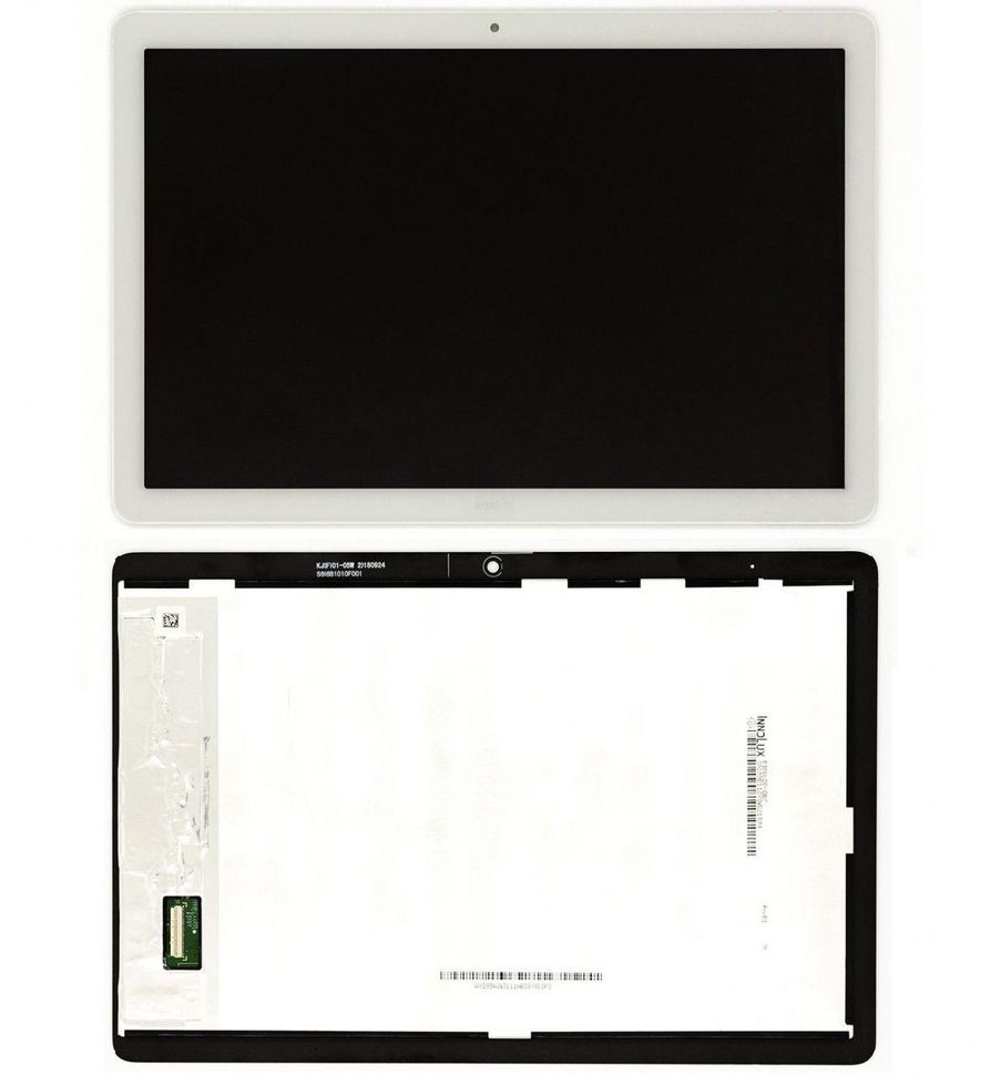 Дисплей (екран) 10" Huawei MediaPad T5 AGS2-L09, AGS2-W09, AGS2-L03, AGS2-W19 (без вирізу під кнопку Home) з тачскріном в зборі, білий