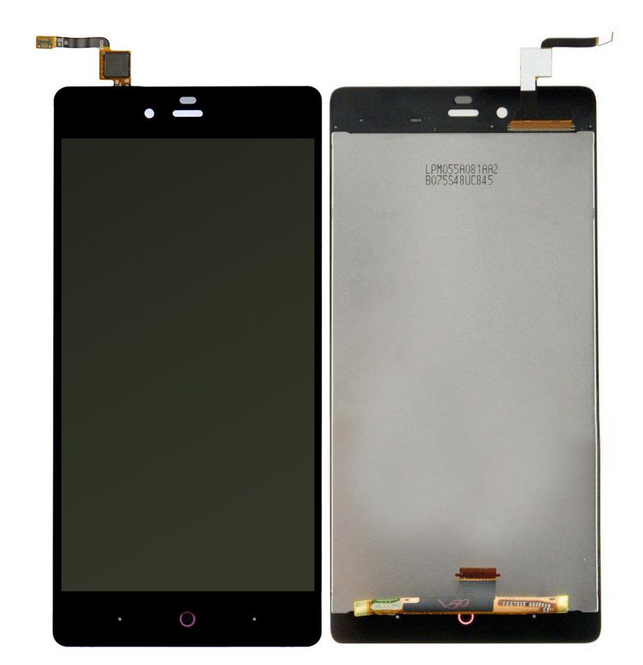 Дисплей (экран) ZTE Nubia Z9 Max (NX512J) с тачскрином в сборе, черный