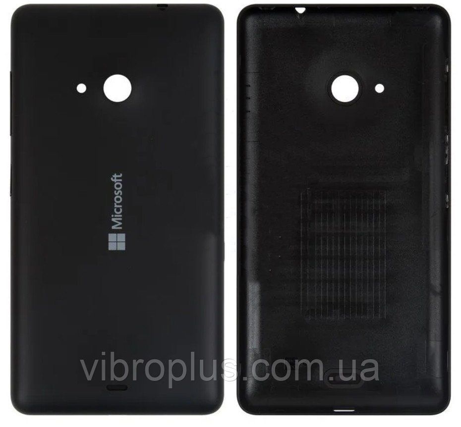 Задняя крышка Microsoft 535 Lumia Dual Sim (RM-1090), чёрная