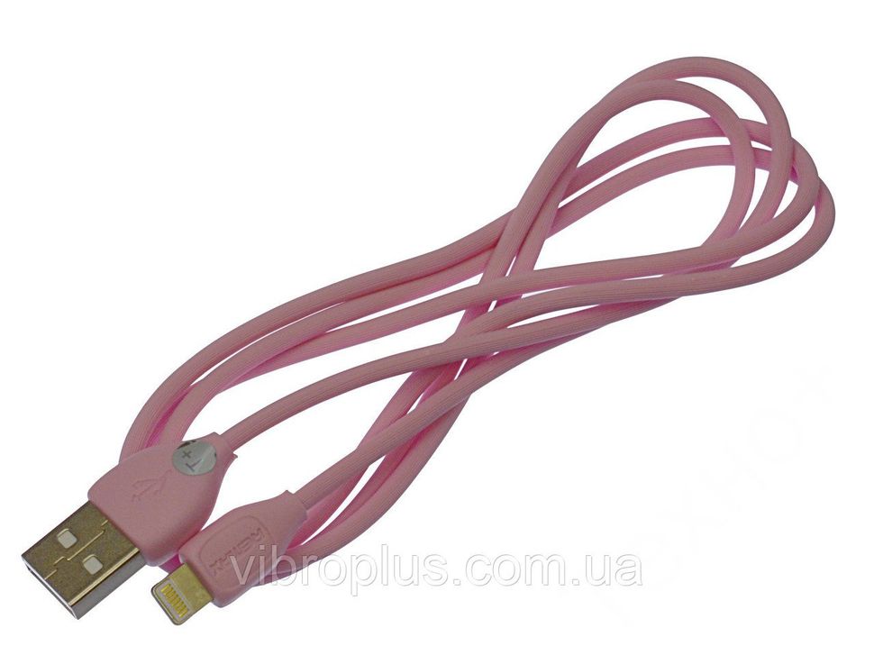 USB-кабель Remax RC-050i Lightning, розовый