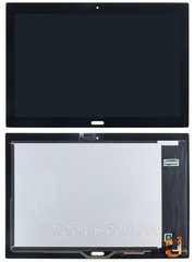 Дисплей (экран) 10.1" Lenovo X704F Tab 4 10 Plus с тачскрином в сборе, черный