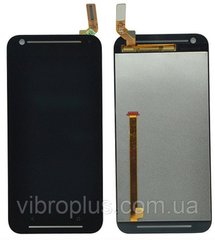 Дисплей (экран) HTC 709D Desire с тачскрином в сборе, черный