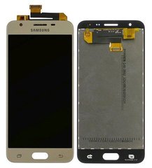 Дисплей (экран) Samsung G610 Galaxy J7 Prime PLS TFT с тачскрином, золотистый