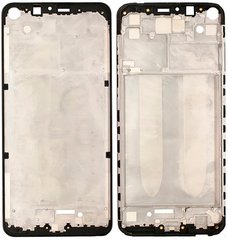 Рамка крепления дисплея (корпус) Xiaomi Redmi Note 9, Redmi 10x 4G (M2003J15SC, M2003J15SG, M2003J15SS), черная