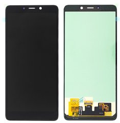 Дисплей (экран) Samsung A920F Galaxy A9 (2018) OLED с тачскрином в сборе, черный