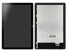 Дисплей (экран) 10” Huawei MediaPad T5 (Wi-Fi) AGS2-L09, AGS2-W09, AGS2-L03 (без выреза под кнопку Home) с тачскрином в сборе, черный