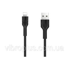 USB-кабель Hoco U31 Benay Lightning, чорний