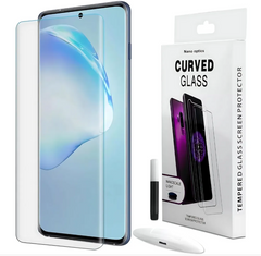 Защитное стекло для Huawei&nbsp;P30 Pro (VOG-L29, VOG-L09, VOG-L04, VOG-AL00, VOG-AL10, VOG-TL00) (0.3 мм, 2.5D), прозрачное Оригинал с ультрафиолетовым клеем и лампой