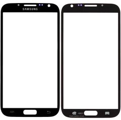 Стекло экрана (Glass) Samsung Galaxy Note 2 N7100, N7105, черное
