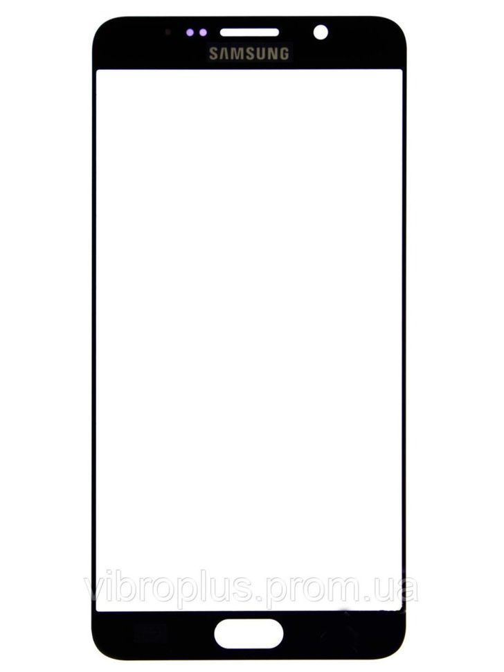 Стекло экрана (Glass) Samsung N920 Galaxy Note 5, черный