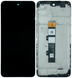 Дисплей Motorola XT2231-2 Moto G22 с рамкой, черный