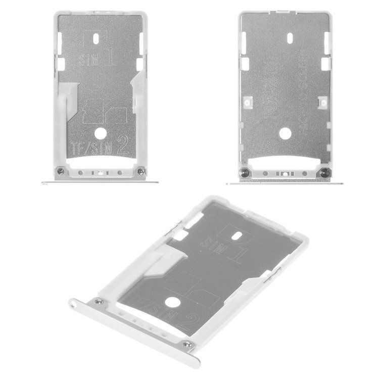 Лоток для Xiaomi Redmi Note 4, Redmi Note 4X (2016100), держатель для SIM-карт и карты памяти, серый