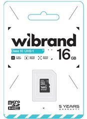 Карта памяти microSD Wibrand 16Gb class 10 UHS-I