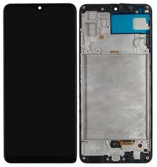 Дисплей Samsung A325 Galaxy A32 4G OLED с тачскрином и рамкой, черный