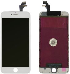 Дисплей (экран) Apple iPhone 6 Plus с тачскрином и рамкой в сборе (On-Cell), белый