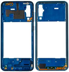 Средняя часть корпуса для Samsung A505 Galaxy A50, A505F/DS, A505FM/DS, синяя
