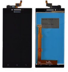 Дисплей (экран) Lenovo P70 с тачскрином в сборе, черный