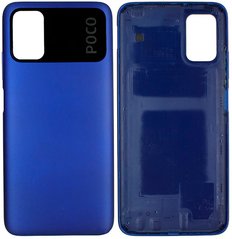 Задняя крышка Xiaomi Poco M3, синяя