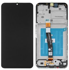 Дисплей Samsung A226B Galaxy A22 5G с тачскрином и рамкой, черный