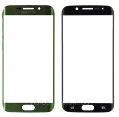 Стекло экрана (Glass) Samsung G925F Galaxy S6 Edge ORIG, зеленый