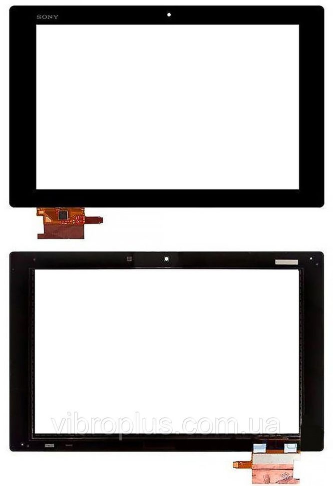 Тачскрін (сенсор) 10,1 "Sony Xperia Tablet Z2 (Ver2) (p / n: 5522N FPC-1), чорний