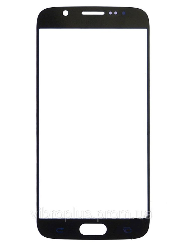 Скло екрану (Glass) Samsung G920F Galaxy S6, black (чорний)